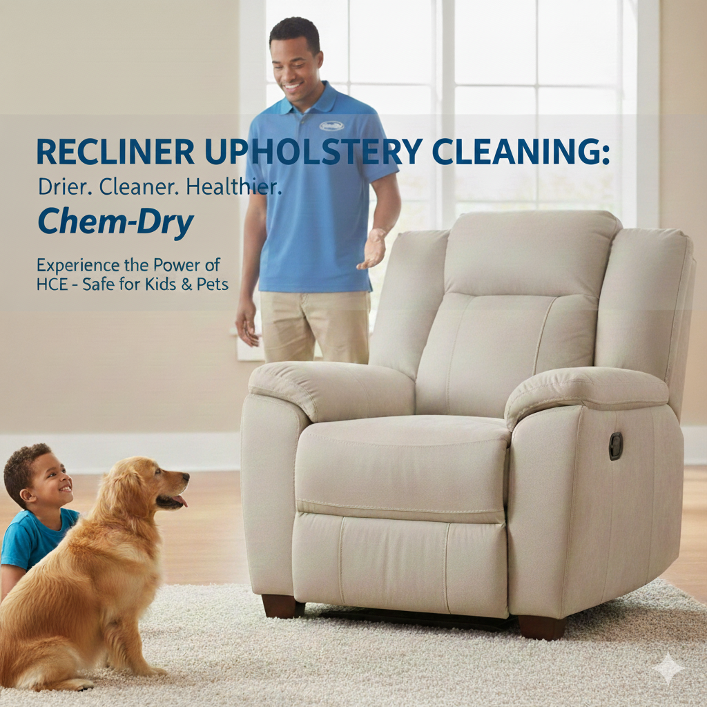 Professional Recliner Cleaning Services in Fort Wayne, IN Chem-Dry of Northeast Indiana